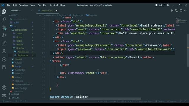 Registration page ui using react || Registration page in reactjs смотреть онлайн