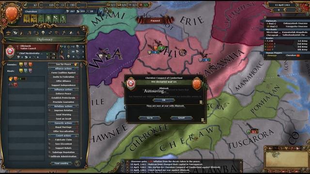 Cherokee No Trail Of Tears 4 - Achievement in Conquest Of Paradise Europa Universalis 4 смотреть онлайн