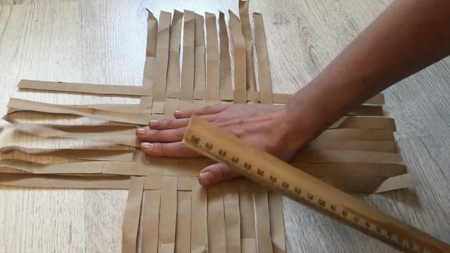 Корзина из крафт пакета смотреть онлайн