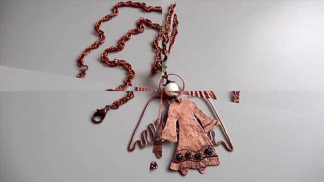 МЕДНЫЙ АНГЕЛ подвеска МК смотреть онлайн