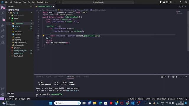 How to build Polar Area Chart in React JS using chart.js смотреть онлайн