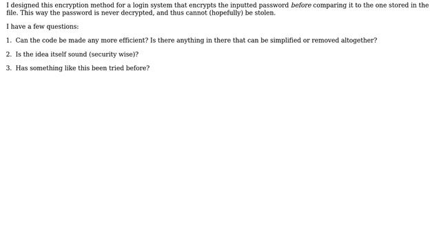 Encryption via multiplication of hex-converted, multiplied ASCII values смотреть онлайн