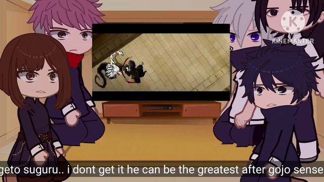 Jujutsu Academy react to Yuta Okkotsu vs Geto || Jujutsu Kaisen 0 || Jujutsu kaisen react смотреть онлайн