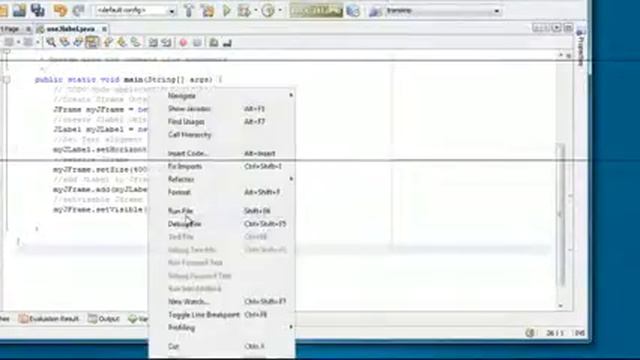 How to set text aligment on JLabel in java swing programing for beginners смотреть онлайн