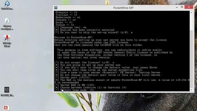 How to create own Minecraft PE 0.8.1 online multiplayer server from PC! смотреть онлайн