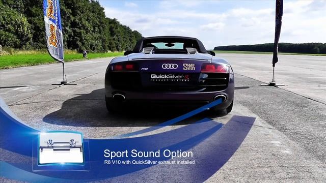 Audi R8 V10 TITAN Sport and SuperSport Exhaust comparison смотреть онлайн
