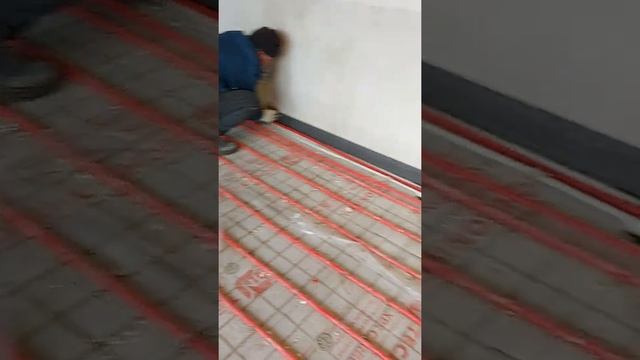 Монтаж теплого пола в Адыгее, подготовка к заливке стяжки смотреть онлайн