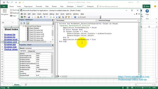 Follow Hyperlink To Hidden Sheet смотреть онлайн