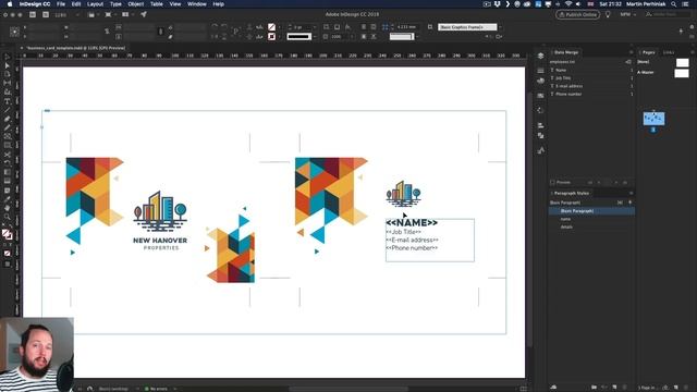 How to use DATA MERGE in InDesign CC 2019 смотреть онлайн