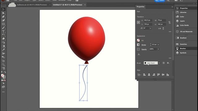 Adobe Illustrator Beginners Guide: 3D Balloons! смотреть онлайн