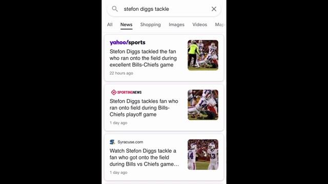 Stefon Diggs Tackles Chiefs Fan On The Field (BREAKING NEWS)