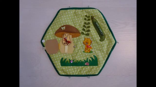 Мягкий развивающий коврик - трансформер