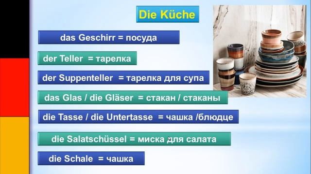 Немецкий язык | Кухня / Die Küche | Репетитор немецкого