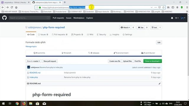 Heroku serveridan ro'yhatdan o'tish va Github sahifamizni serverga ulash смотреть онлайн