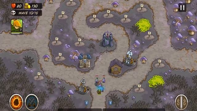Kingdom Rush - Fungal Forest (Bonus Level) Campaign Hard/Veteran Difficulty Walkthrough смотреть онлайн