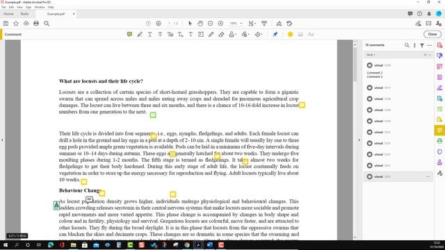 How to use sticky note in Adobe Acrobat Pro DC in Hindi смотреть онлайн