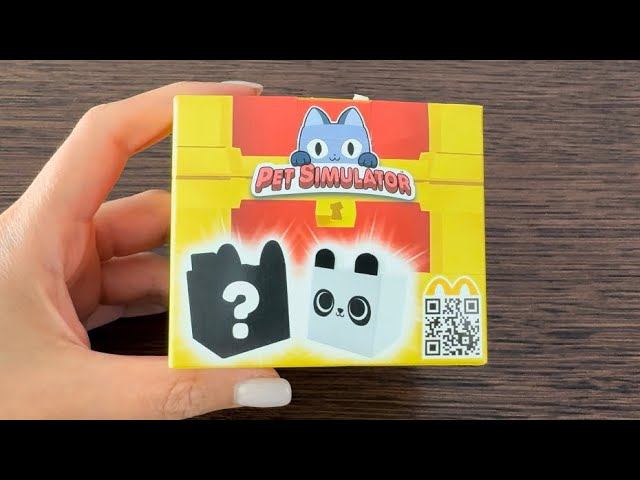 Pet Simulator Happy Meal June 2024  #notalking #asmr #unboxingtoys