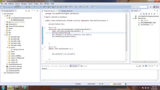 Xml Widget in Java Code смотреть онлайн