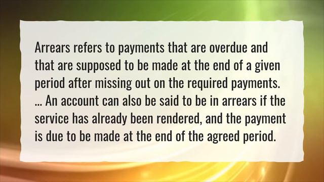 What is the meaning of arrears in electricity bill? смотреть онлайн