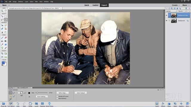 How You Can Use the Photoshop Elements Colorize Photo Tool to Colorize a Black and White Photo смотреть онлайн