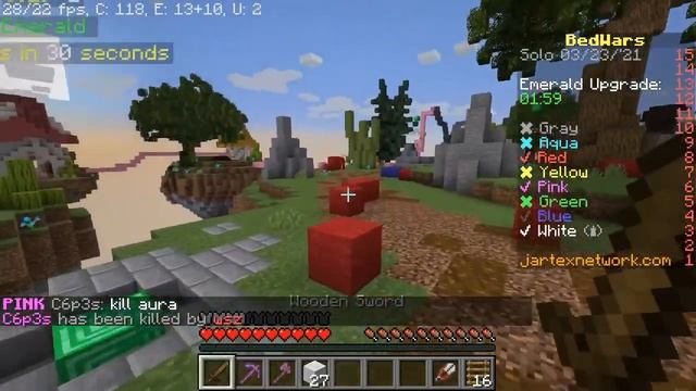 MINECRAFT BEDWARS SOLO FULL RUSH (JAVA TLAUNCHER) смотреть онлайн