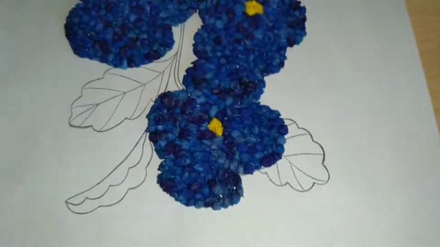 Аппликация из гофрированной бумаги смотреть онлайн