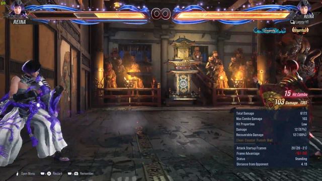 REINA EWGF 90+ DAMAGE COMBOS смотреть онлайн