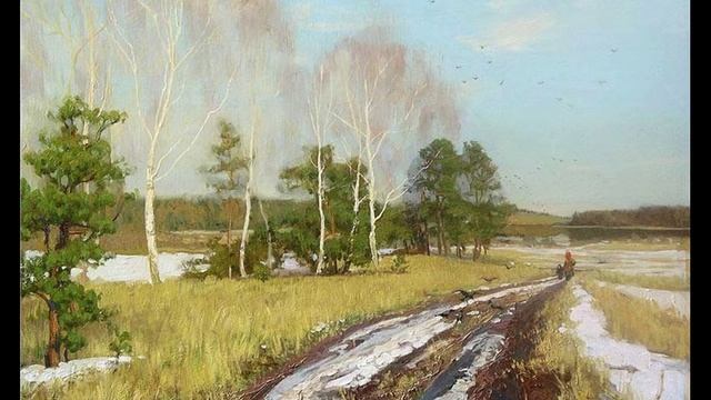 Презентация для детей "Март в картинах художников". Музыка П.И. Чайковского "Март. Песня жаворонка" смотреть онлайн