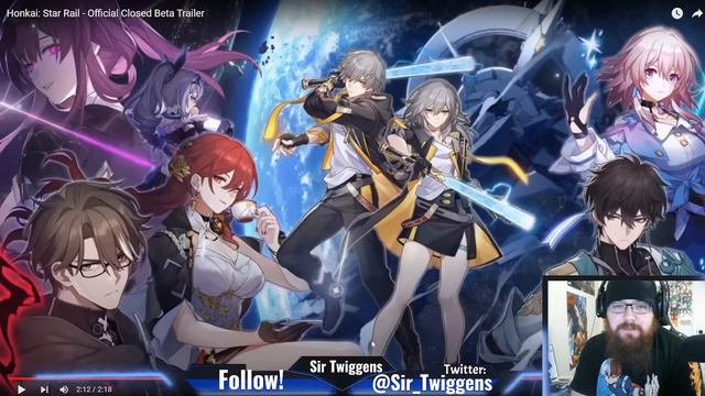 Honkai: Star Rail beta trailer reaction! смотреть онлайн