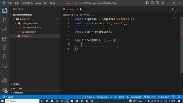 Connecting Node.js to a MySQL Database | Node.js Connect MySQL with Node app смотреть онлайн