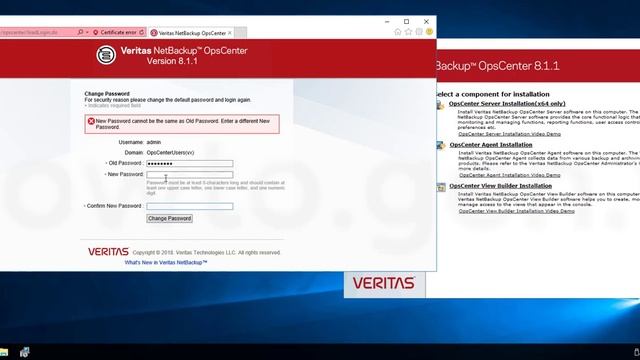 How To Initial Configuration Veritas NetBackup Opscenter 8.1.1 Server On Windows 2016 смотреть онлайн