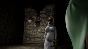 Abby get stab (belly stab, pregnant belly stab)