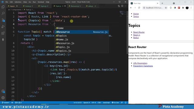 آموزش React Router - جلسه نهم смотреть онлайн