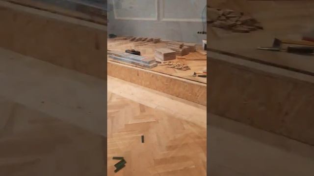 Лекционный зал. Дубовый паркет. смотреть онлайн
