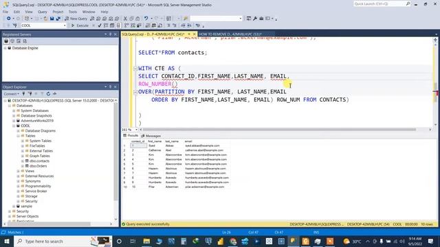 HOW TO REMOVE DUPLICATE ROWS FROM MS SQL TABLE | FREE TIPS смотреть онлайн