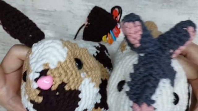 Auntie Nat's Crochet - Amigurumi - 3 Colour Full Size Rabbit (4/4) - Final Stage смотреть онлайн