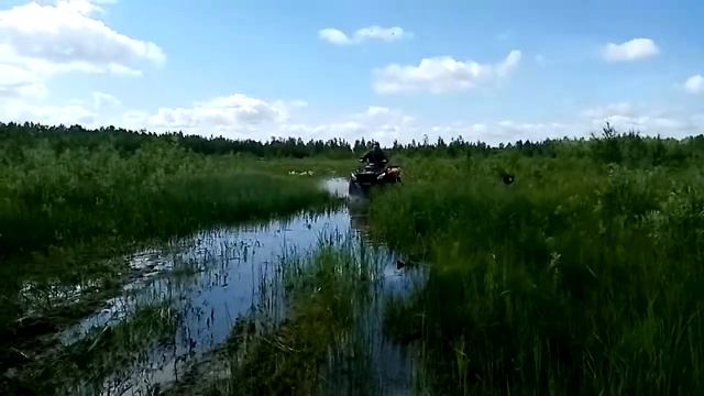 Покатушка на квадроцикле! Учимся ездить на квадроцикле. Дрифит на квадроцикле! смотреть онлайн