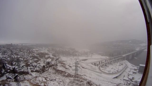 КРАСНОЯРСК 4й мост TIMELAPSE смотреть онлайн