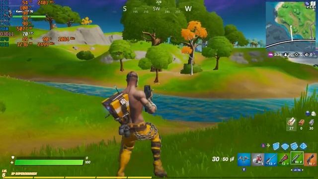 Fortnite Chapter 2 on Xeon X3220 2.4GHz GT 740 720p Low смотреть онлайн