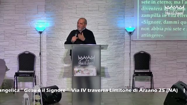 GESU' E' IL SIGNORE | Pastore SERGIO MANZO - Messaggio del 04/03/21 смотреть онлайн