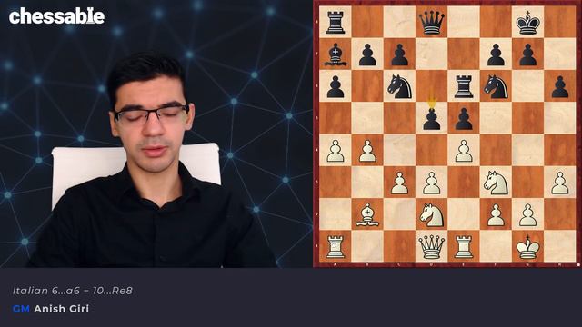 5. Italian 6...a6 − 10...Re8 смотреть онлайн