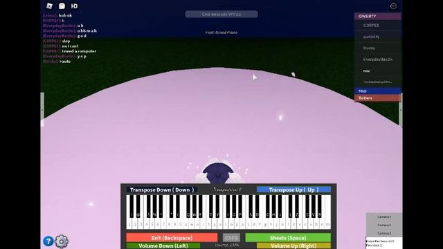 space song-beach house roblox piano cover ! смотреть онлайн