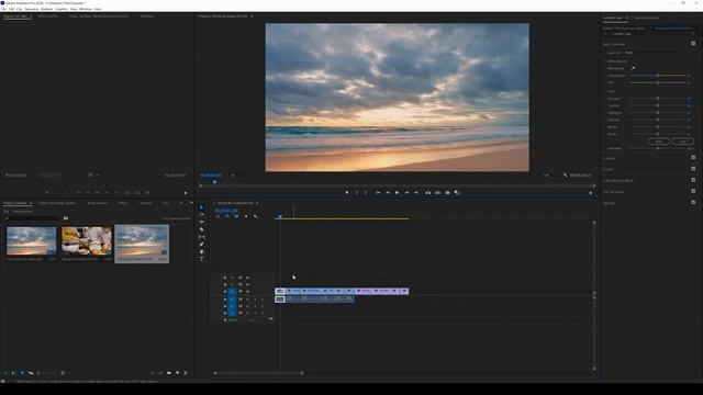 How To Use The Razor Tool In Adobe Premiere Pro смотреть онлайн