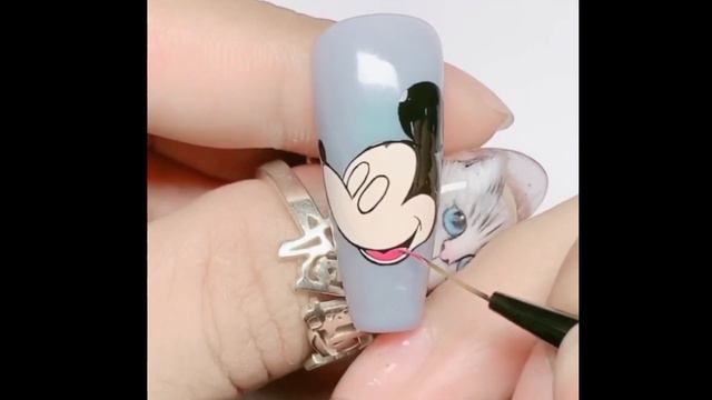 Как легко и просто сделать супер дизайн?💙 Острые длинные ногти💅 Чем укрепить и как починить?#136 смотреть онлайн