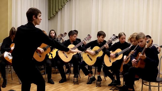 Оркестр гитаристов. Е. Поплянова - Румба | E. Poplyanova - Rumba смотреть онлайн