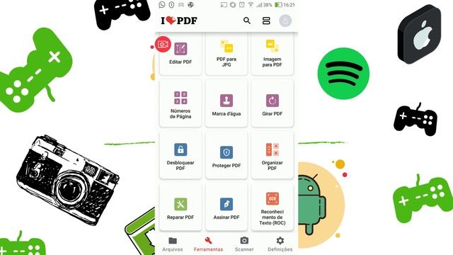 Aplicativo Para Editar E Converter Arquivos PDF - ILovePDF