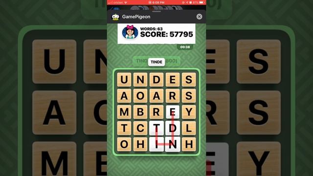 gamepigeon world record: 99.9k in 5x5 word hunt! смотреть онлайн
