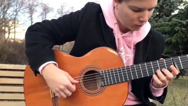 Outside guitar sketch смотреть онлайн