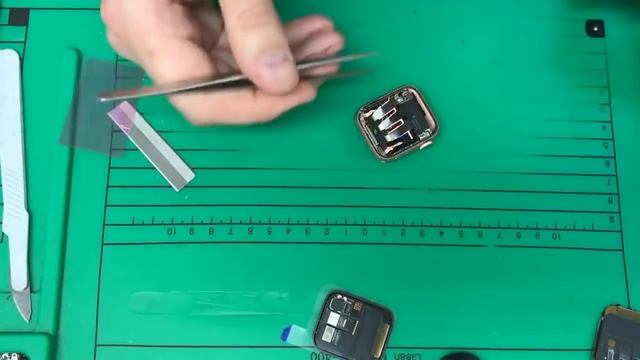 Замена дисплея Apple Watch S4 40mm / Apple Watch S4 40mm glass replacement смотреть онлайн