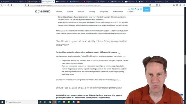 Scaling Postgres Episode 166 Postgres 14 Beta | PG14 Improvements | Best Primary Key | Composite Ke смотреть онлайн